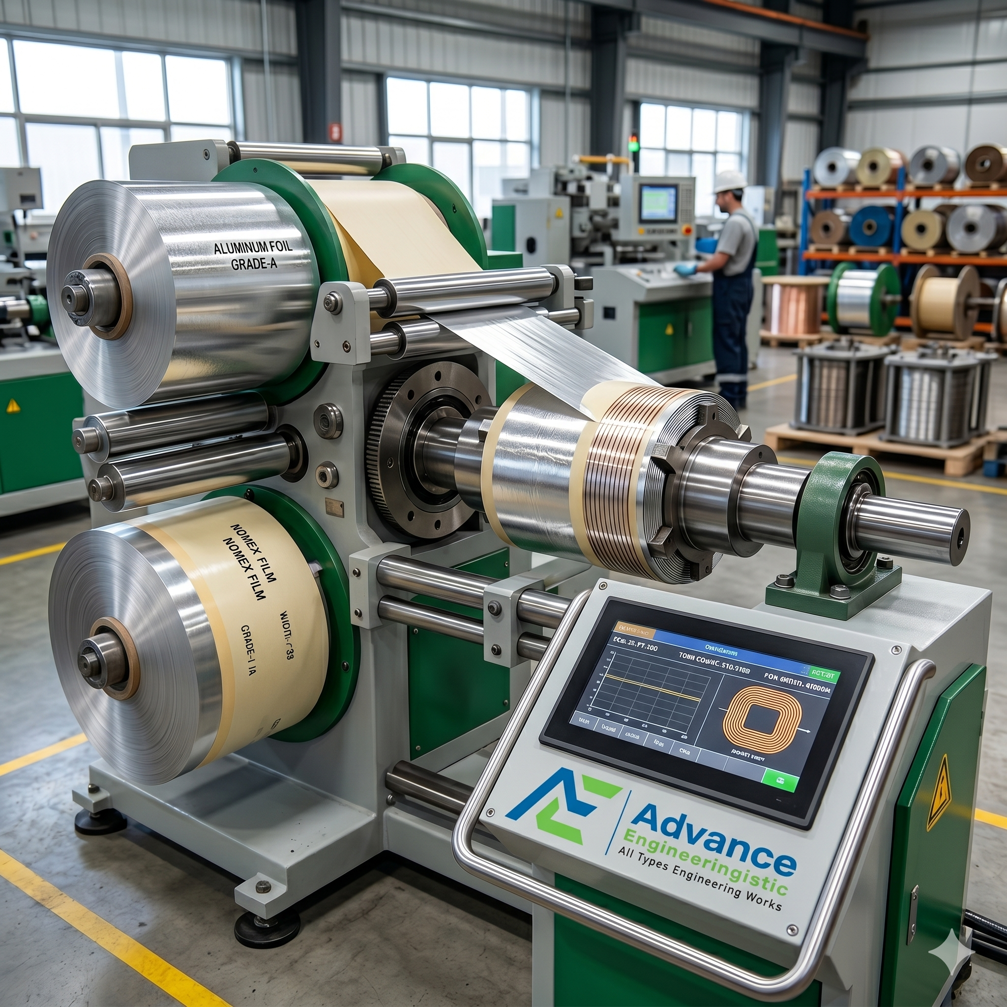 Transformer Foil Winding Machine